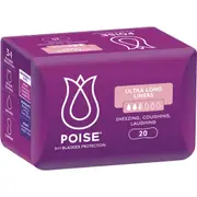 Poise Liners For Bladder Leaks Ultra Long 20 pack