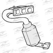 Redback Manifold Cat Converter to suit BMW E39/E60 2.5/3.0L 6Cyl Sed/W - MCV049
