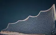 450' x 4' FISHING NET FISH SEINE LUAU FINGER MULLETS NYLON NETTING 1" #208
