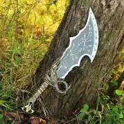 God Of War Kratos's Blades Of Chaos 1:1 Life Size All-metal Weapon Model Cosplay