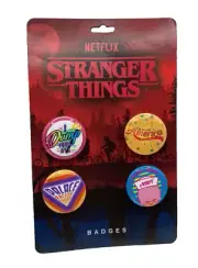 Stranger Things Badges New