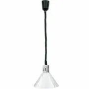 Anvil Venus Retractable Food Heat Lamp in Silver with 250W Globe HLD0001S