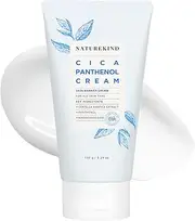 NATUREKIND Cica Panthenol Cream, 50,000ppm Panthenol, Centella Asiatica & Hyaluronic Acid, Barrier Repair Moisturizer for Dry, Sensitive Skin, Korean Skincare, 150g, 5.29 oz.