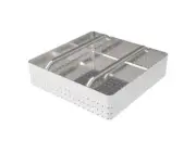 GSW USA SD-2020B 20" Compartment Sink Stainless Steel Perforated Scrap Basket