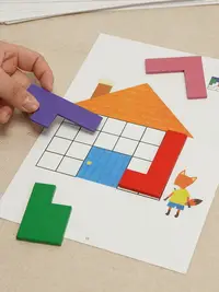 在飛比找樂天市場購物網優惠-俄羅斯方塊拼圖兒童益智積木幼兒園大班寶寶智力啟蒙動腦4-5-