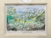 CLOUDLAND CANYON LOOKOUT MOUNTAIN GEORGIA Watercolor Alexander Walker 2007