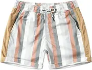 [JOTOOK] Men's Casual Drawstring Corduroy Shorts Elastic Waist Summer Shorts with Pocket