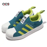 在飛比找Yahoo奇摩購物中心優惠-adidas 休閒鞋 Superstar 360 C 藍綠 