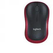 Logitech M185 Wireless Mouse - Red
