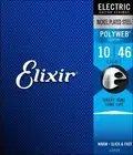 Elixir Electric Guitar Strings 12050 Polyweb Coated Nps Gauges 10-46 (6 Set)