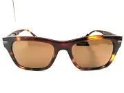 Polarized Dunhill SDH014 748P Tortoise 52mm Men's Sunglasses
