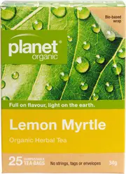 Planet Organic Herbal Tea Bags Lemon Myrtle 25pk
