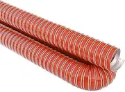 Silicone Air Ducting Heater Flexible Resistance Hose Pipe for Industrial Equipment, 2.5'' ID x 13' Length