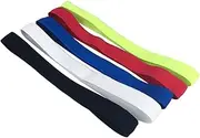 [FRCOLOR] 5pcs Non-slip Headband Yoga Headband Sweat-proof Headband Sports Headband Fitness Headband