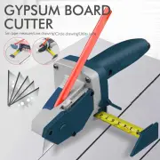 Drillpro Gypsum Board Cutting Tool All-in-one Hand Tool with Measuring Tape and Utility Cutter Alloy Gypsum Board Cutter