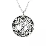 Silver Tree Of Life Necklace