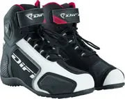 DIFI Elroy Motorcycle Shoes, black-white, Size 44 for Men Black White