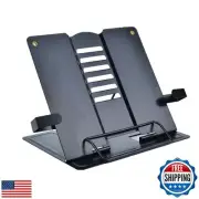 Citmage Desk Book Stand Document Holder Heavy Duty Metal Reading Stand Black