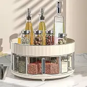 Rotating Spice Rack Turntable Spice Rack for Desktop Pantry Storage Cupboard