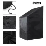 Stacking Chair Cover Protective Cover Supply Black Furniture Protection
