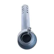 Universal 48mm Motorcycle Angled Exhaust Insert Baffle End Can Db Killer Silencer Muffler Elbow 175mm Length