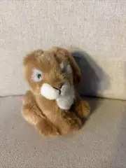 Vintage Russ Berrie Bunny Rabbit Plush Stuffed Animal Toy Buffy 8" Brown 971