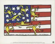 KEITH HARING New York City Ballet: American Music Festival, 1988 9.5" x 11.75" O