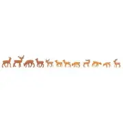N Fallow Deers and Red Deers