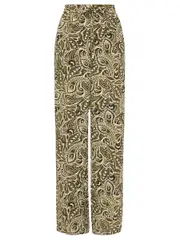 Matteau | Silk Drawstring Trouser in Paisley | The UNDONE