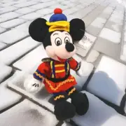 Disney Store Exclusive Nutcracker Mickey Mouse 10.5" Bean Bag Plush Stuffed Toy