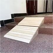 Curb Ramp Loading Ramps Lightweight Wood Threshold Ramp 8cm/10cm/12cm/15cm Rise,Garden Steps Kerb Driveway Stair Access Ramp for Vehicle,Bike,Wheelchairs (Size : 11cm/4.3in)