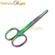 Multi Color Mustache Scissor Nose Ear Hair Remover Scissor Trimmer Safety Tips