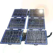 30 Watt Portable Solar Panel IPX6 ETFE Monocrystalline Foldable Solar Panel Charger with DC/USB/Type-C Output 2 Carabiner for Cell Phones Tablets and Portable for Backpacking Camping