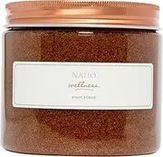 [Natio] Australia Wellness Body Scrub 450g - Antioxidant Pomegranate Body Exfoliator - Walnut, Pomegranate, Coconut& Pumice Exfoliant - Microbead Free - Made in Australia