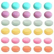 HAN SHENG 30 Pcs Cute Macaron Mini Storage Case Jewelry Box Case Container Earring Travel Organizer (Multicolor)