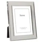 Flat Double Border Plain Silver Picture Frame, Tarnish Resistant Finish, Perf...