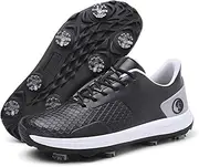 [TUMAHE] Men Golf Shoes Professional Spikless Golfing Sneakers Lightweight Walking Footwears Waterproof Walking Shoes for Male