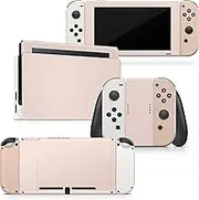TACKY DESIGN Retro Skin for Nintendo Switch - Cream Color Blocking - Scratch Resistant Vinyl - Full Wrap for Console, Dock, Joy Con