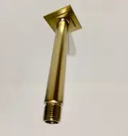 GRAFF G-8529-BB Finezza 6 Inch Ceiling Shower Arm, Brushed Brass PVD