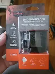 NEW Wildgame Innovations SD Card Reader for Android Devices- No Usb C adapter