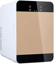 Mini Fridge, Car Refrigerator Portable Cooler & Warmer 110V/220V AC/12V DC Compact Small Refrigerator for Bedroom, Office, Car, Dor Skincare Fridge