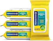 Preparation H Flushable Medicated Hemorrhoid Wipes, Maximum Strength Relief with Witch Hazel and Aloe, Pouch (4 x 48 Count, 192 Count)