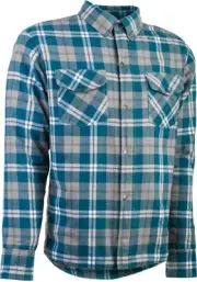 HIGHWAY 21 Marksman Riding Flannel Md Gray/Blue