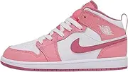 Little Kid's Jordan 1 Mid Cherrywood Red/White (DQ8424 615)