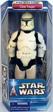 Star Wars Attack of the Clones - Clone Trooper 12" Collectible Figure - Hasbro