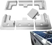 Solar Roof Mount Kit | Drill-Shed Bracket Kit - Solar Mounting Kit, Solar Brackets, Corner Bracket Kit, UV-Resistant, Enhanced Heat Dissipation for Trailers