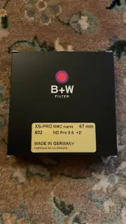 B+W XS PRO 802 MRC Nano Filter ND Pro 0.6 - Made In Germany
