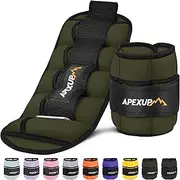 APEXUP Adjustable Ankle Weights for Women and Men, Modularized Leg Weight Straps for Yoga, Walking, Running, Aerobics, Gym