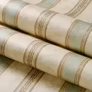 American Country Retro Vertical Striped Non-woven Wallpaper for Bedroom Living Room TV Background Rolls Home Decor