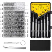 Eyeglasses Repair Tool Kit Nose Pads Watch Screws Travel Mini Pocket Screwdriver